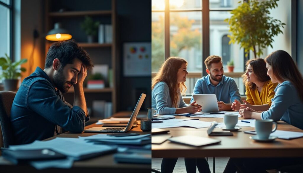 découvrez les avantages et les pièges de travailler seul ou en collaboration avec des associés. cet article vous aide à peser le pour et le contre de chaque option pour maximiser votre réussite professionnelle.