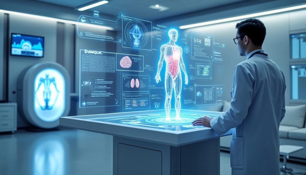découvrez comment l'intelligence artificielle révolutionne le diagnostic médical et ouvre la voie à une médecine augmentée, plus précise et personnalisée au service des patients.