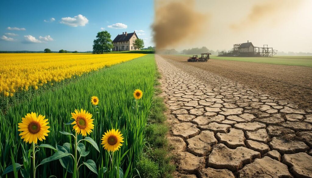 découvrez l'impact du réchauffement climatique sur l'agriculture française. analysez les défis auxquels sont confrontés les agriculteurs, les adaptations nécessaires et les solutions durables pour préserver notre patrimoine agricole face aux changements climatiques.