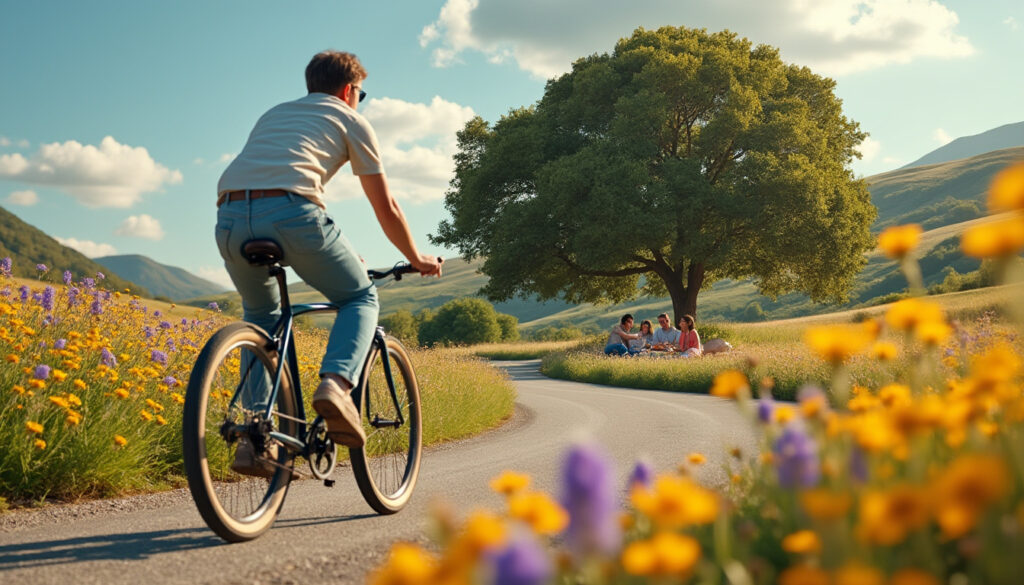 découvrez les plaisirs du voyage à vélo : un mode de transport qui rime avec liberté, lenteur et rencontres authentiques. profitez de chaque étape pour vous connecter à la nature et aux personnes croisées sur votre route.