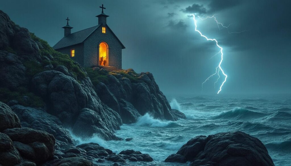 découvrez l'histoire de la chapelle saint-marc, un refuge sûr pour les marins pendant les orages, symbole de protection et de foi au cœur des tempêtes.