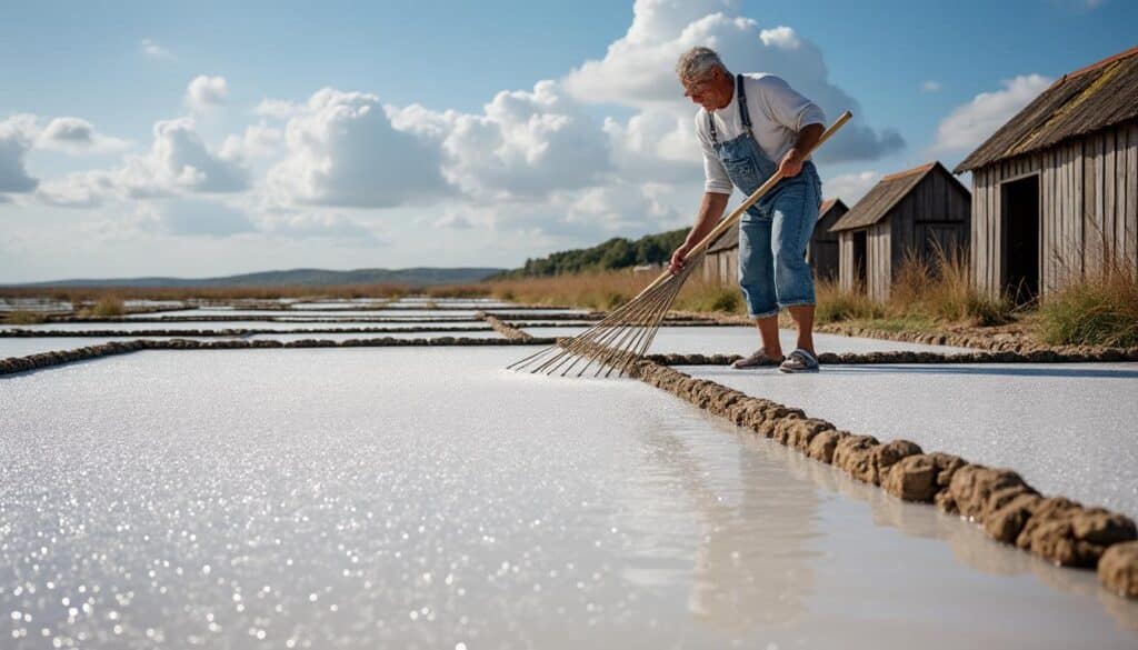découvrez la fleur de sel de batz-sur-mer, un trésor qui sublime le savoir-faire ancestral des paludiers grâce à une récolte traditionnelle et minutieuse.