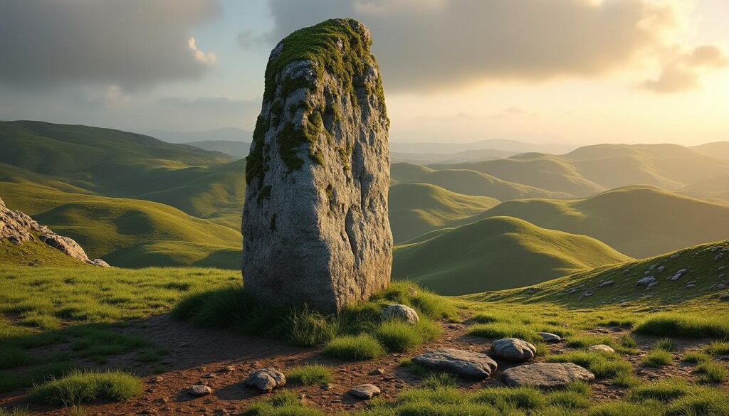 découvrez le menhir de pierres longues, un monument emblématique qui témoigne de la présence humaine durant la préhistoire, symbole d'histoire et de patrimoine.