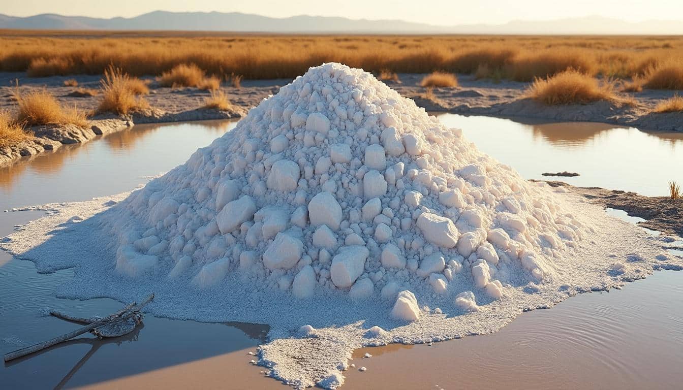 découvrez comment le mulon de sel symbolise la réussite de la récolte estivale sur la saline, un témoignage de savoir-faire traditionnel et de nature préservée.