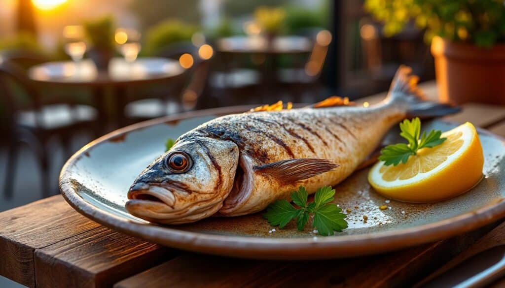 découvrez le poisson grillé à la fleur de sel, la spécialité incontournable qui fait le succès des terrasses cet été.