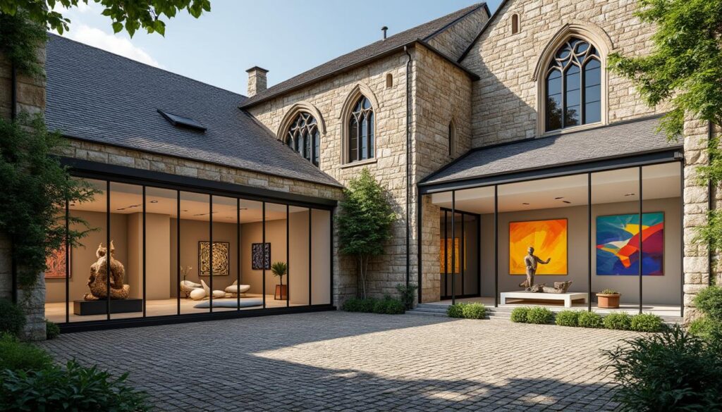 découvrez comment le presbytère historique se transforme en un lieu d'exposition d'art contemporain, alliant patrimoine et modernité pour une expérience culturelle unique.