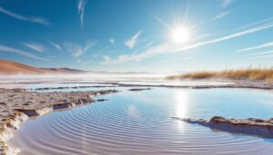 découvrez comment le vent d'est influence l'accélération de l'évaporation de l'eau dans les bassins de récolte, impactant la gestion des ressources hydriques.