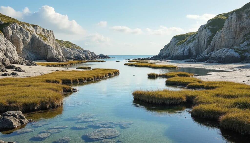 découvrez comment les traicts du croisic approvisionnent en eau de mer les bassins de batz-sur-mer, un processus naturel essentiel à l'écosystème local.