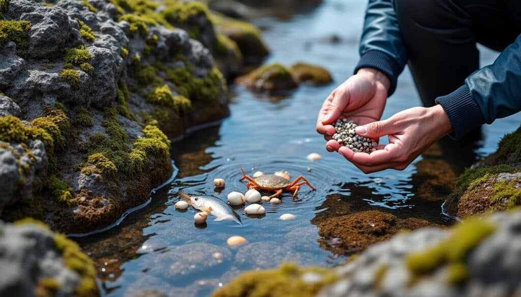 découvrez l'importance de respecter les tailles légales lors de la pêche à pied sur les rochers pour préserver les ressources marines et pratiquer cette activité en toute légalité.