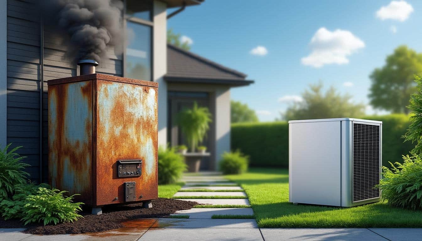 découvrez comment la pompe à chaleur remplace efficacement les anciennes chaudières au fioul polluantes, offrant une solution écologique et économique pour chauffer votre maison.