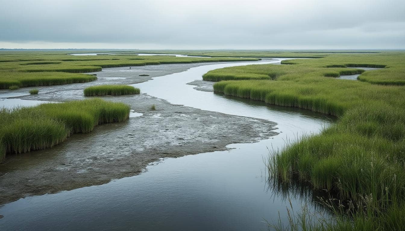 découvrez comment le canal d'alimentation principale contrôle efficacement le flux de la marée montante pour optimiser la gestion hydraulique.