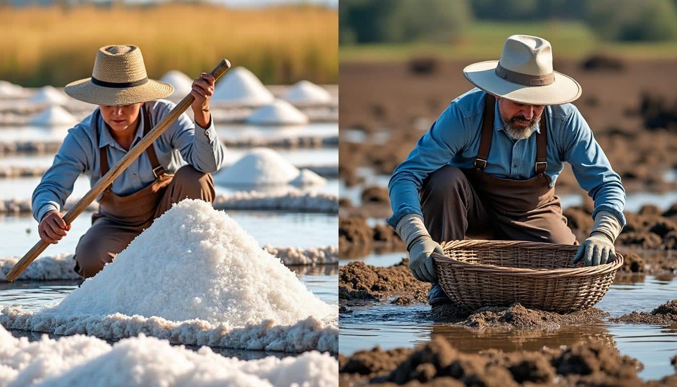 découvrez comment le métier de saunier se distingue de celui de paludier grâce à des techniques de récolte spécifiques et traditionnelles.
