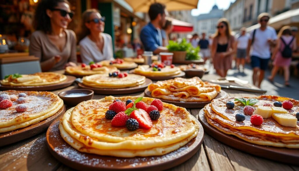 découvrez nos délicieuses crêpes sucrées-salées qui raviront les papilles des touristes gourmands en quête de saveurs uniques et authentiques.