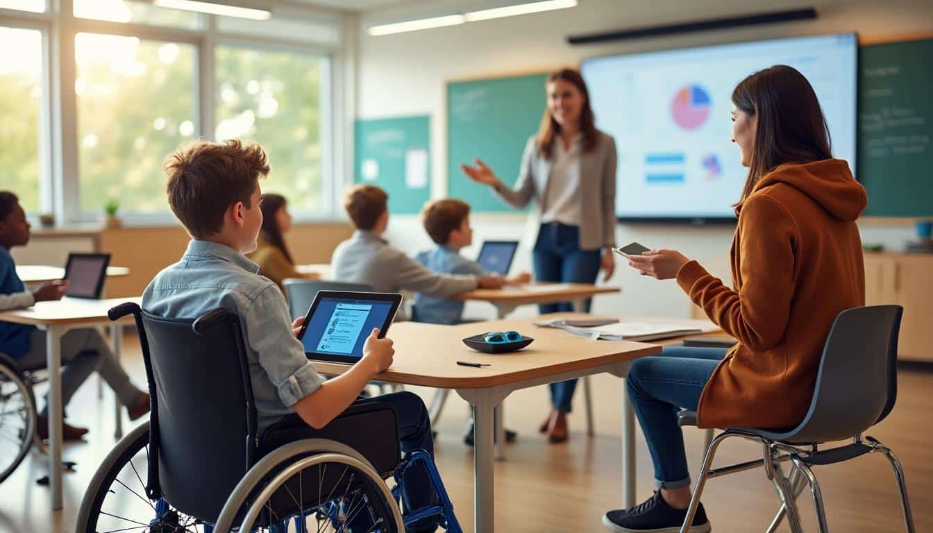 découvrez comment les outils edtech innovants favorisent l'inclusion des élèves en situation de handicap, en offrant des solutions adaptées pour un apprentissage accessible à tous.