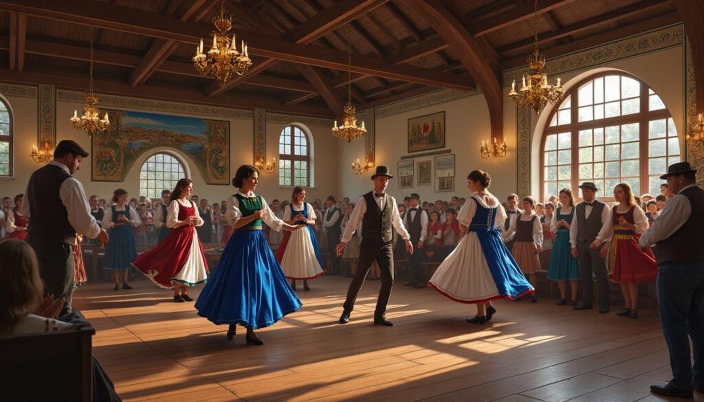 découvrez le programme des spectacles de danse bretonne à l'espace culturel de la commune, un rendez-vous incontournable pour les amateurs de culture et de traditions bretonnes.