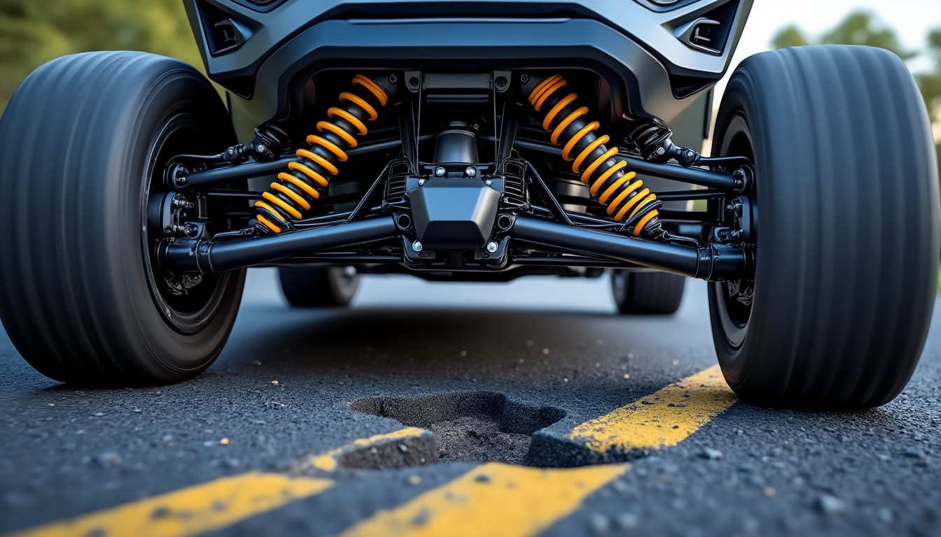 découvrez comment la suspension active améliore le confort de conduite en compensant instantanément les irrégularités de la chaussée pour une expérience de route fluide et sécurisée.