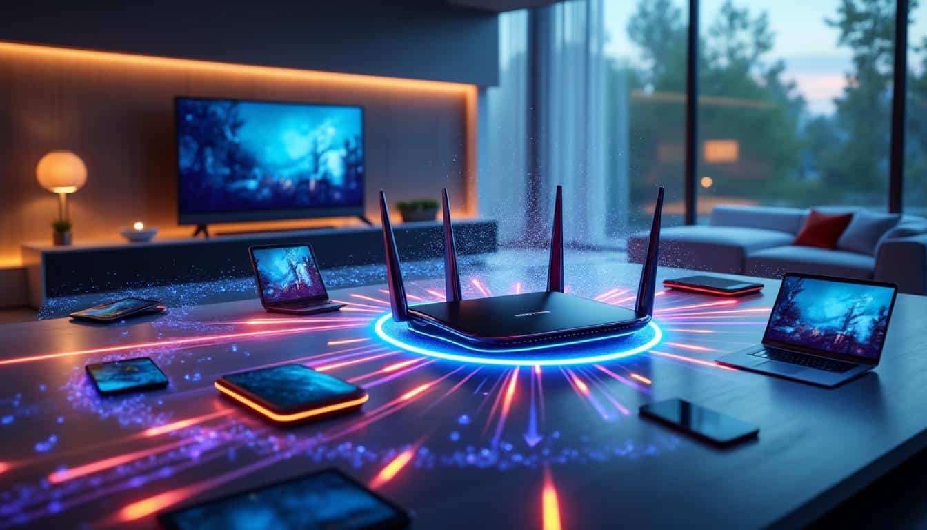 découvrez comment le wifi 7 révolutionne les réseaux domestiques en multipliant la vitesse de connexion pour des débits largement supérieurs et une expérience sans saturation.
