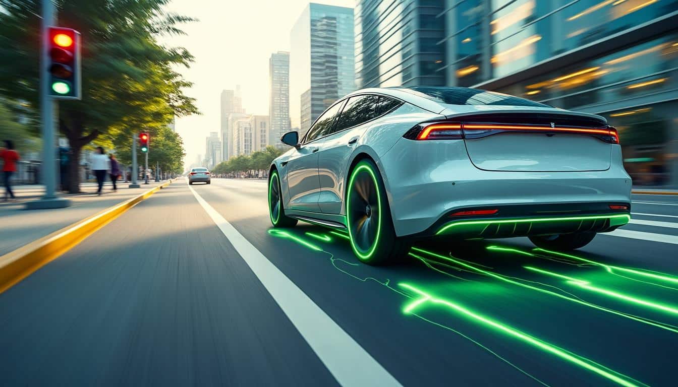 le freinage régénératif permet de recharger efficacement la batterie de votre véhicule électrique en récupérant l'énergie lors des arrêts en conduite urbaine, optimisant ainsi l'autonomie et la performance.