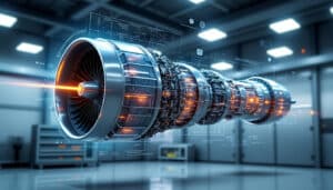 découvrez comment le jumeau numérique permet de simuler l'usure des moteurs d'avions civils pour améliorer leur maintenance et performance.