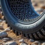 découvrez le pneu sans air, une innovation qui élimine tout risque de crevaison, idéale pour affronter les routes accidentées en toute sérénité.