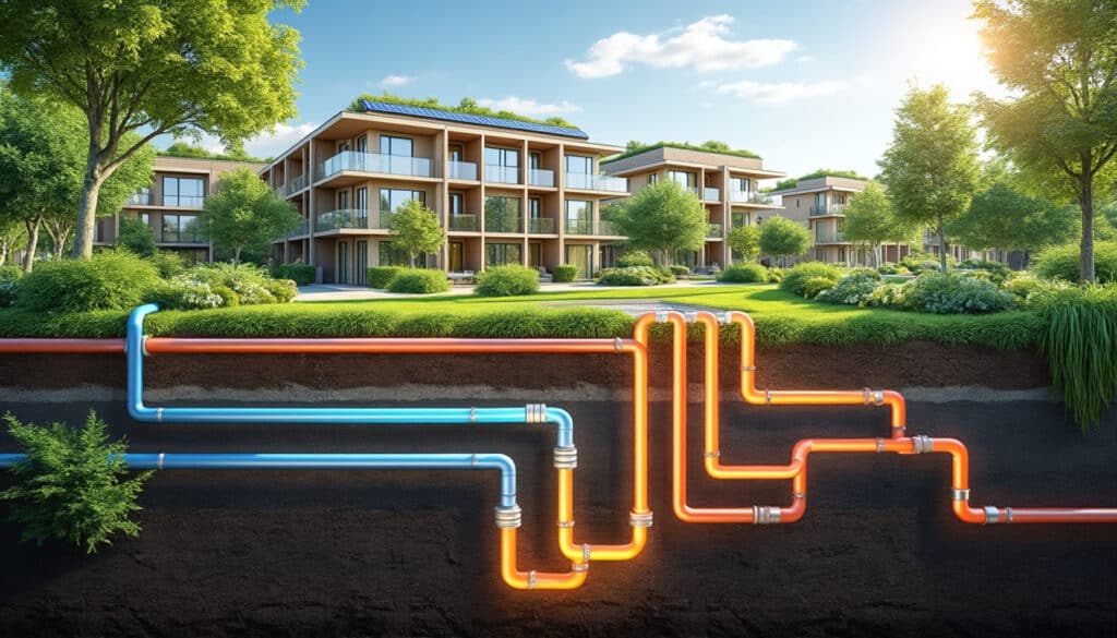 découvrez comment la géothermie assure un chauffage durable et constant dans les éco-quartiers urbains, alliant confort et respect de l'environnement.
