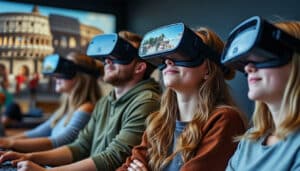 découvrez comment la réalité virtuelle transporte les élèves au cœur de l'histoire antique romaine, offrant une expérience immersive unique pour apprendre autrement.