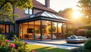 découvrez comment la véranda bioclimatique utilise l'énergie solaire pour chauffer naturellement votre salon, alliant confort et économies d'énergie.