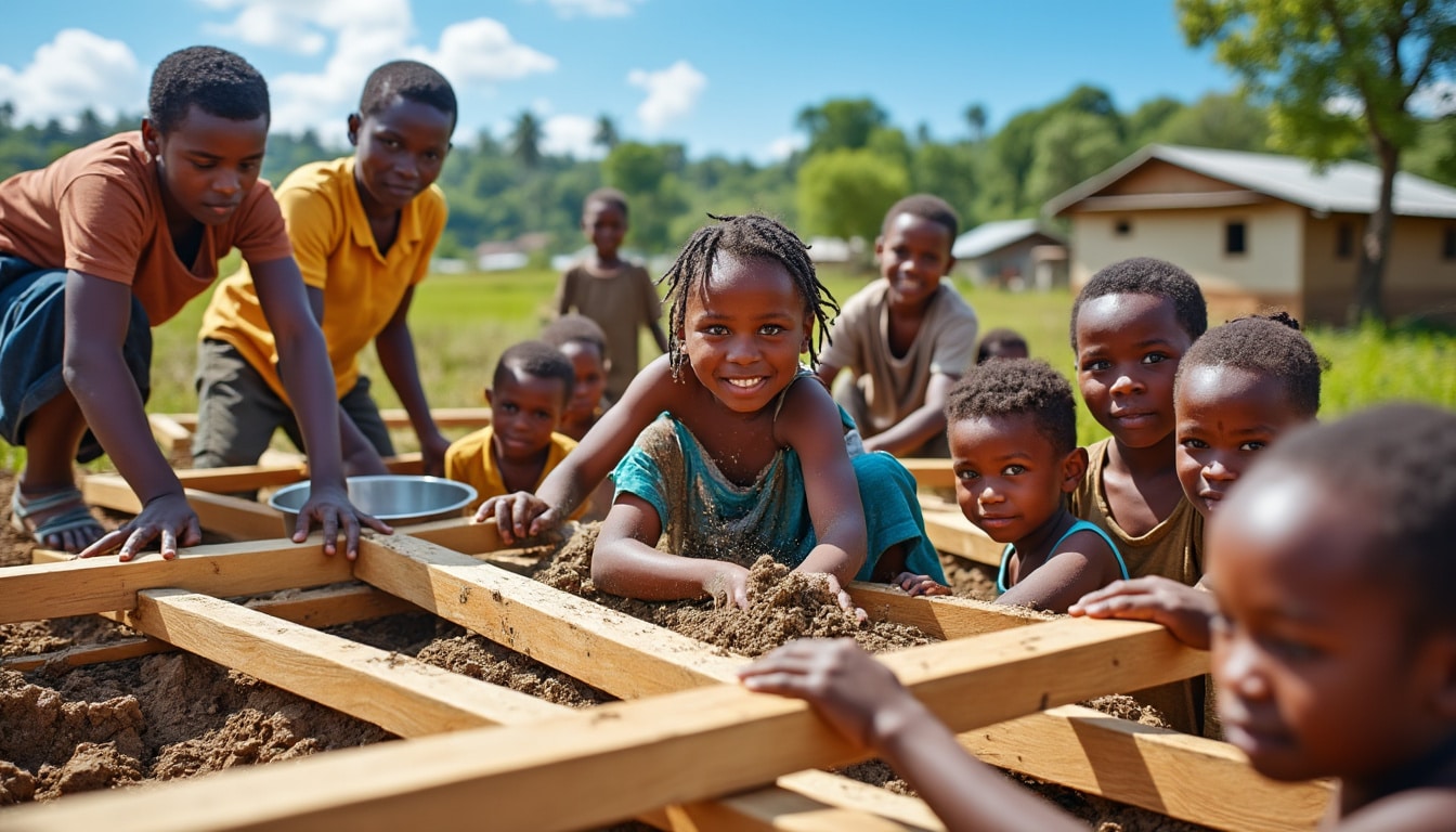 découvrez comment le voyage solidaire contribue au financement de la construction d'écoles en milieu rural, favorisant l'éducation et le développement local.