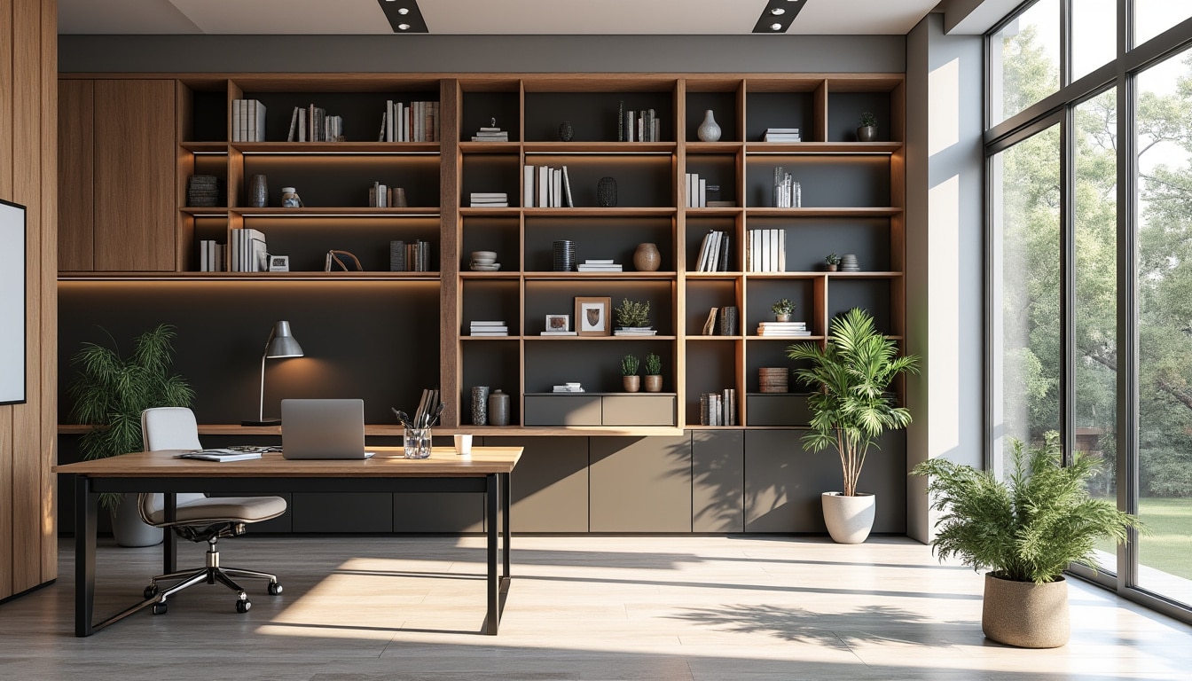 découvrez comment une bibliothèque sur mesure peut optimiser l'espace de votre bureau calme, alliant fonctionnalité et esthétique pour un environnement de travail harmonieux.
