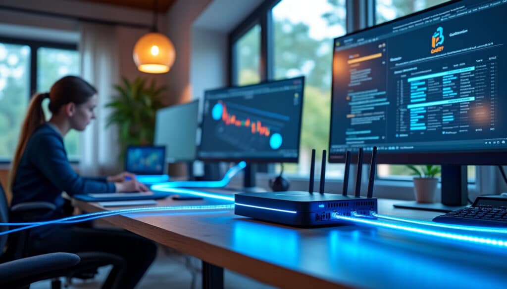 découvrez comment la fibre optique révolutionne le télétravail à domicile en multipliant la vitesse de connexion pour une expérience fluide et productive.