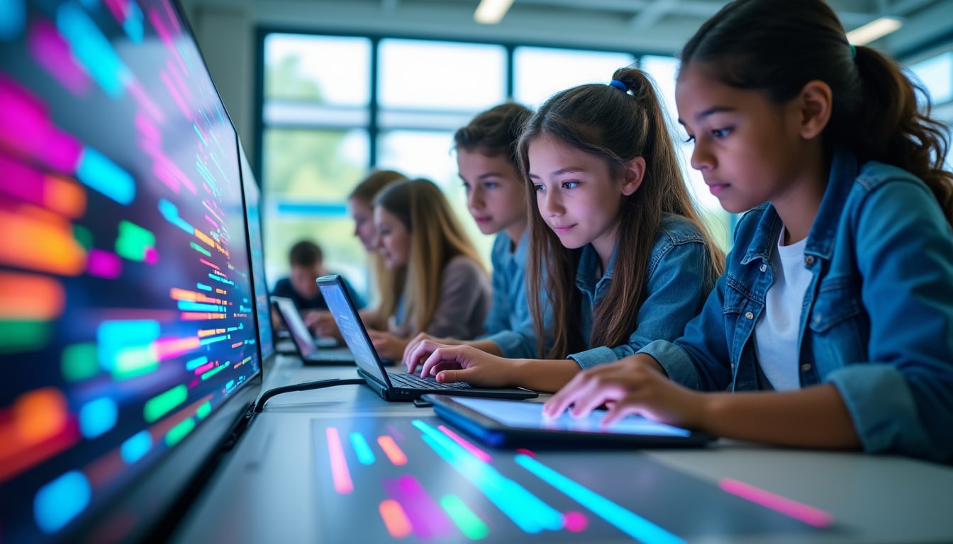 découvrez comment le codage s'impose comme la nouvelle langue vivante dans l'éducation moderne, transformant l'apprentissage et préparant les élèves au monde numérique de demain.