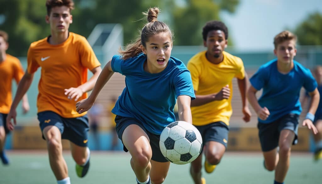 découvrez comment le handball contribue à améliorer la coordination et l'explosivité motrice des adolescents pour un développement physique optimal.