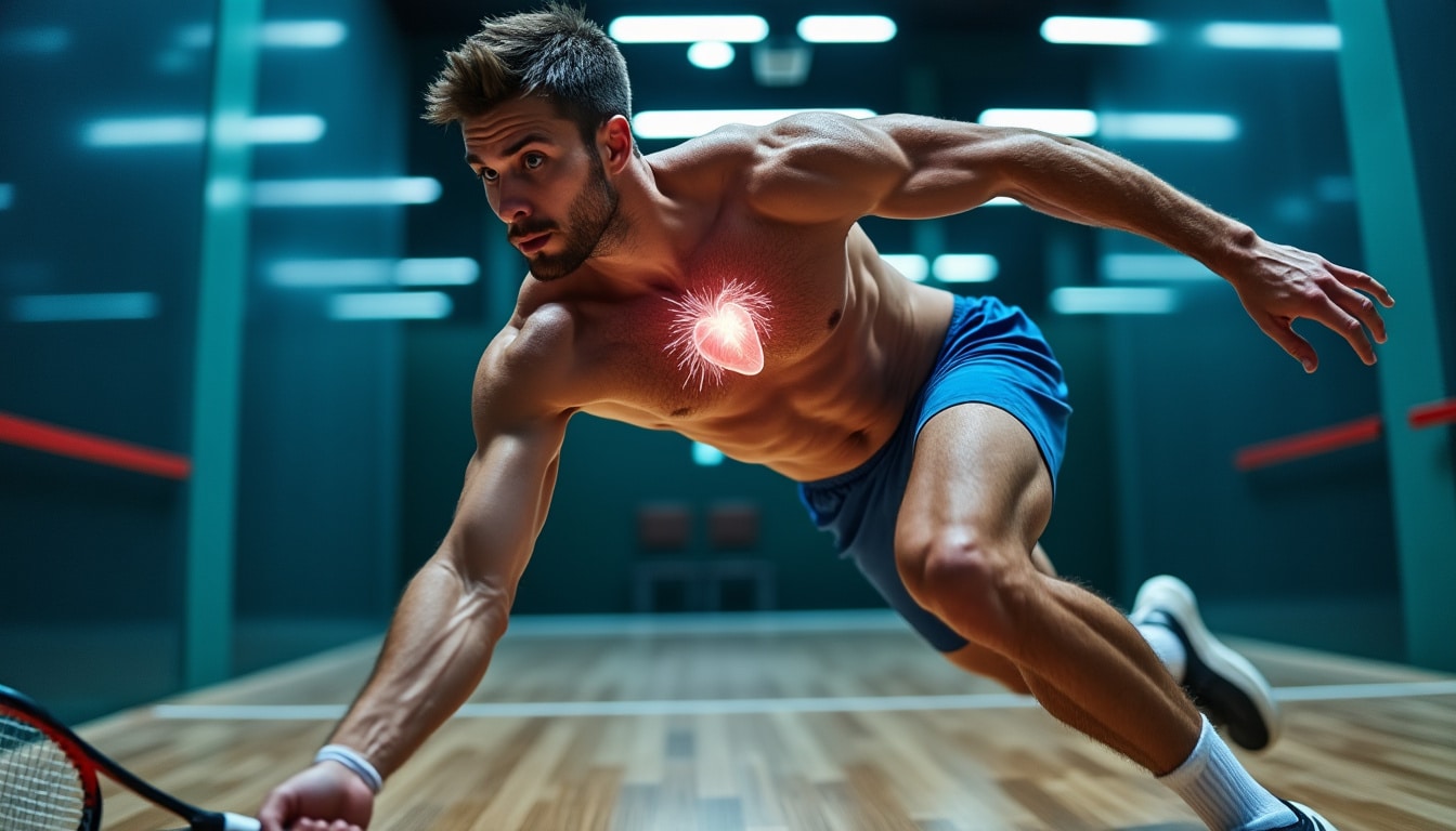 découvrez pourquoi le squash est le sport le plus intense pour renforcer le muscle cardiaque et améliorer votre endurance cardiovasculaire.