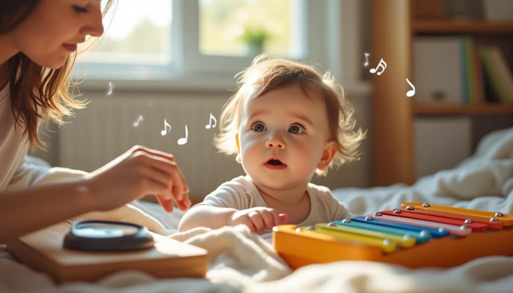 découvrez comment l'éveil musical dès le plus jeune âge stimule le développement de l'oreille absolue chez les nourrissons, favorisant leur sensibilité auditive et leur apprentissage musical.