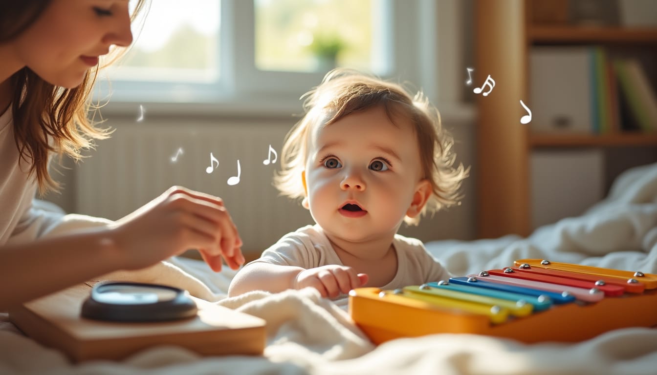 découvrez comment l'éveil musical dès le plus jeune âge stimule le développement de l'oreille absolue chez les nourrissons, favorisant leur sensibilité auditive et leur apprentissage musical.