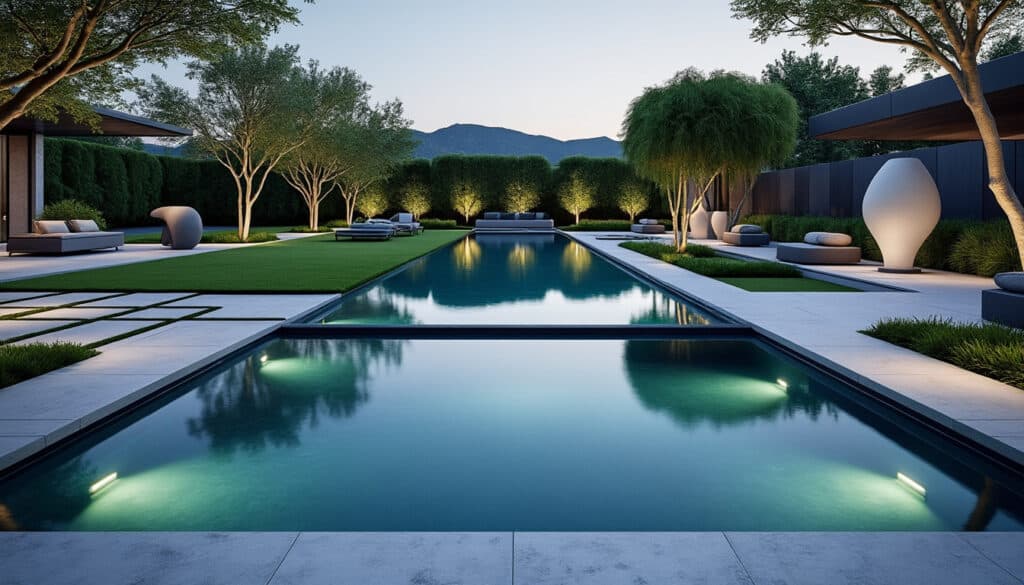 découvrez comment la piscine miroir s'intègre parfaitement aux jardins contemporains, offrant une esthétique moderne et élégante qui sublime votre espace extérieur.