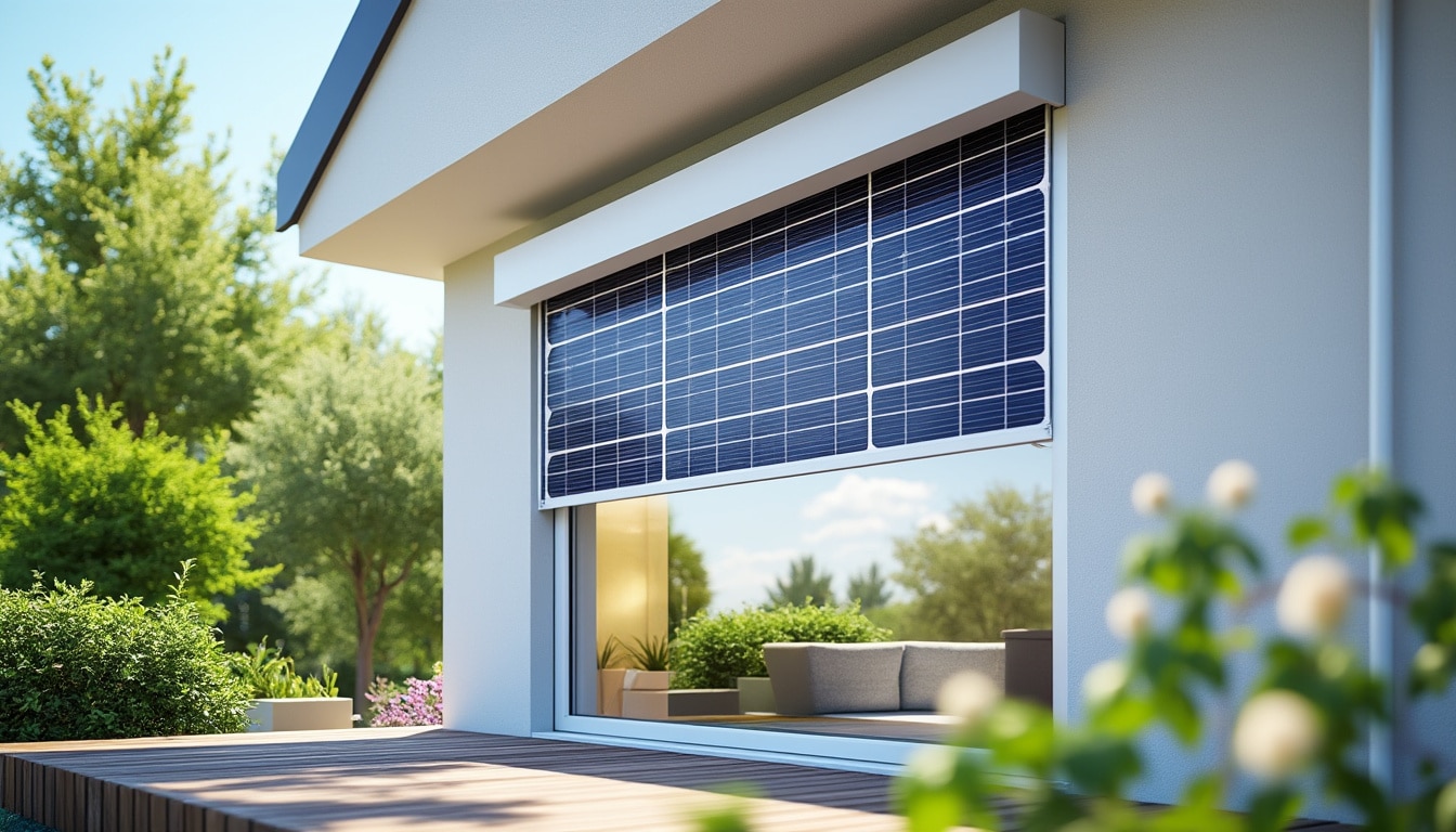 découvrez le volet roulant solaire, une solution autonome et écologique qui fonctionne sans raccordement électrique filaire, pour un confort et une économie d'énergie optimisés.