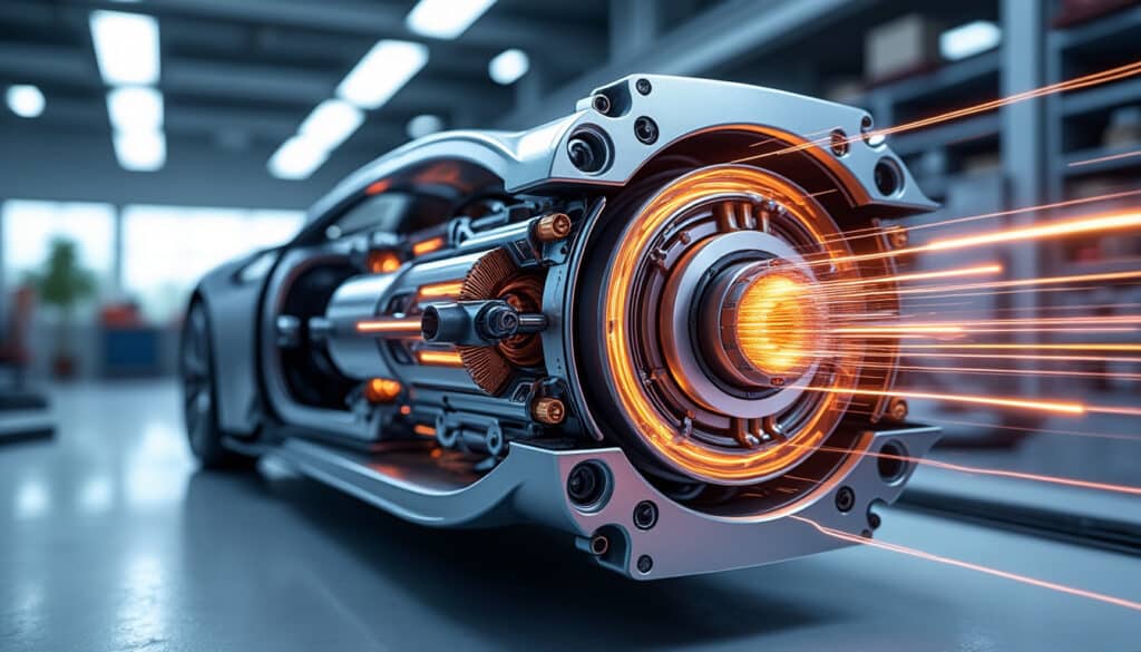 découvrez comment le moteur à flux axial améliore significativement le couple des moteurs électriques automobiles, optimisant ainsi leurs performances et leur efficacité.