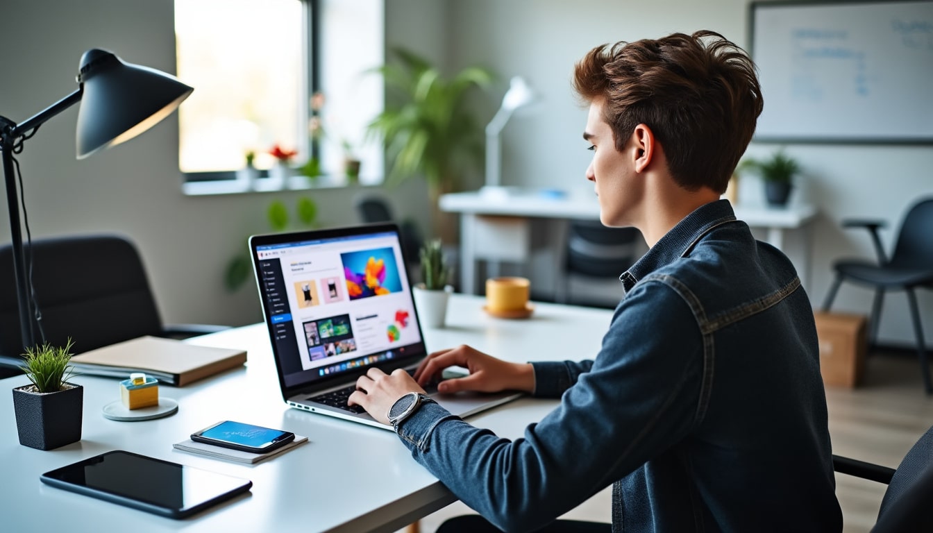 découvrez comment le portfolio numérique met en valeur les projets personnels de l'étudiant professionnel, en illustrant ses compétences et son parcours de manière innovante et efficace.