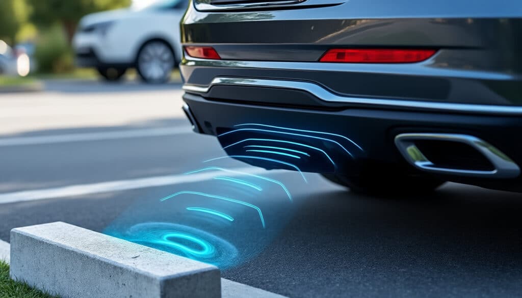 le radar de recul aide à prévenir les petits chocs sur le pare-chocs de votre voiture en détectant les obstacles lors des manœuvres.