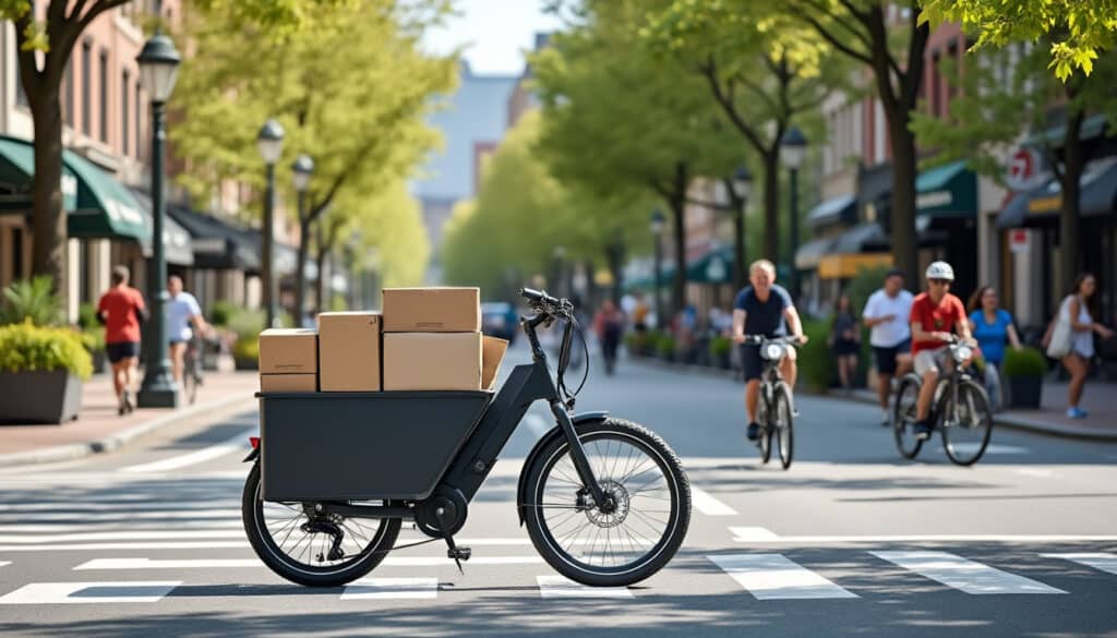 découvrez comment le vélo-cargo révolutionne la livraison de colis en centre-ville en réduisant l'empreinte carbone et en contribuant à un climat urbain plus sain.