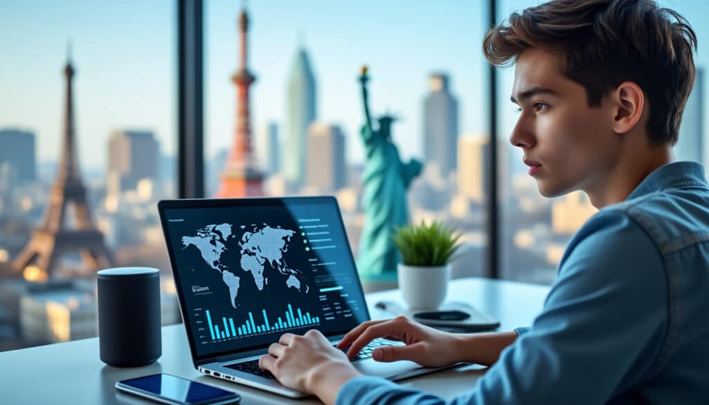 découvrez comment les voyageurs digitaux sélectionnent leur destination en fonction de la qualité et de la vitesse de connexion internet pour rester connectés en voyage.