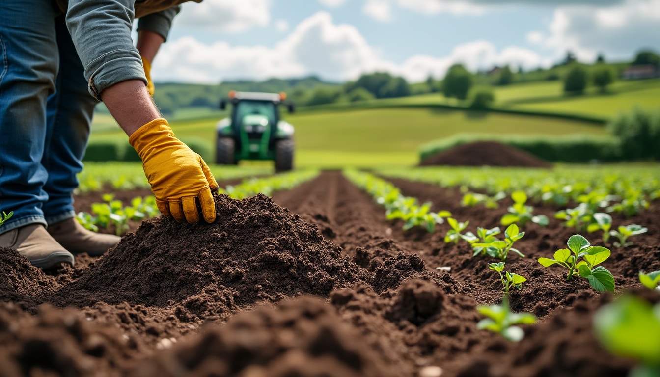 le compostage enrichit naturellement les sols agricoles, améliore leur fertilité et contribue à une agriculture plus durable face aux défis climatiques.