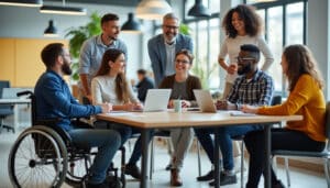 découvrez comment l’inclusion des personnes handicapées enrichit la culture d’entreprise, favorise la diversité et renforce la cohésion des équipes.